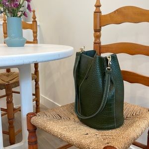 Crocodile Bucket Bag